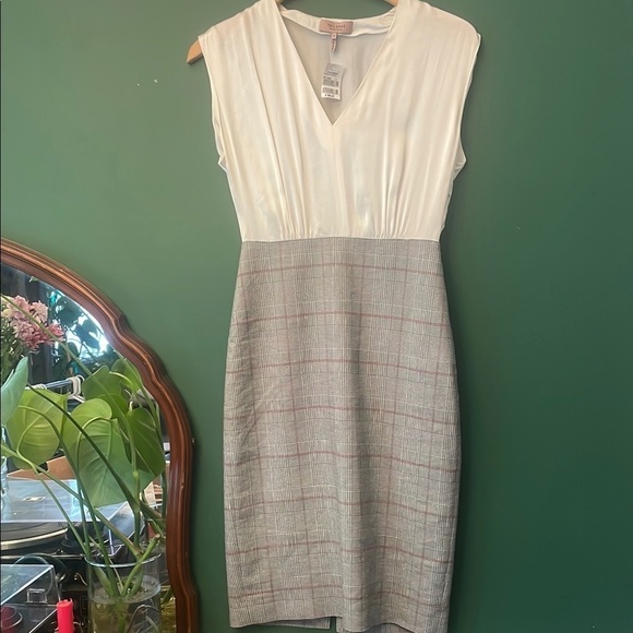 Rebecca Taylor Dresses & Skirts - Tailored by Rebecca Taylor Summer Check Dress Silk Classic NWT Plaid
